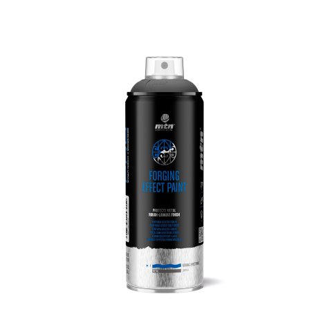 MTN Pro Effekt Spray Hammerschlag Dose 400 ml, mit Metallpartikeln, rau, grau