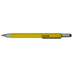 Grafico standard Penna a sfera multifunzione 9 funzioni, giallo