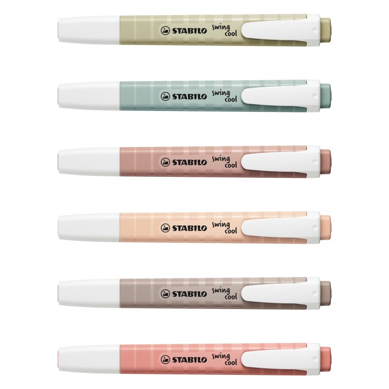 Stabilo Textmarker Swing Cool Naturecolors