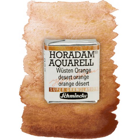 Schmincke Aquarellfarbe Horadam Super Granulation 1/2 Napf, Wüsten Orange (922)
