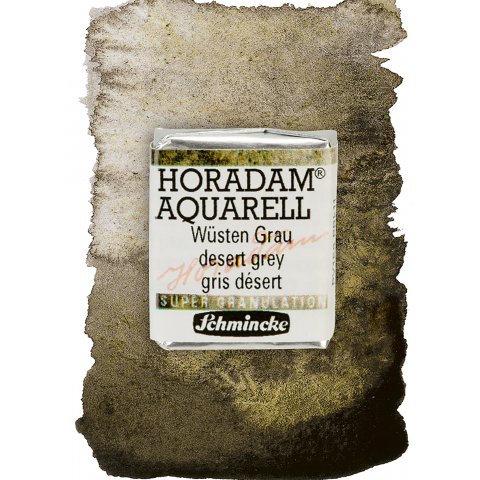 Schmincke Aquarellfarbe Horadam Super Granulation 1/2 Napf, Wüsten Grau (925)