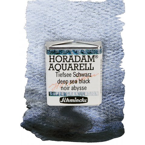 Schmincke Acquerello Horadam Super Granulazione 1/2 ciotola, nero mare profondo (955)