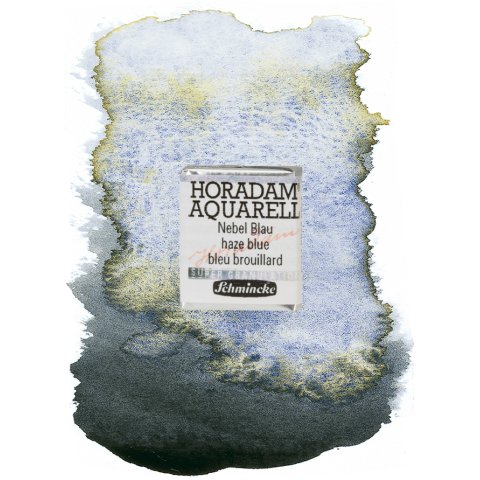 Schmincke Aquarellfarbe Horadam Super Granulation 1/2 Napf, Nebel Blau (967)