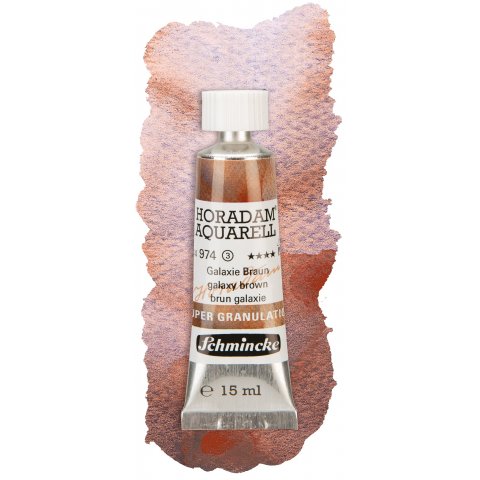 Schmincke Watercolor Horadam Super Granulation Tube 15 ml, Galaxy Brown (974)