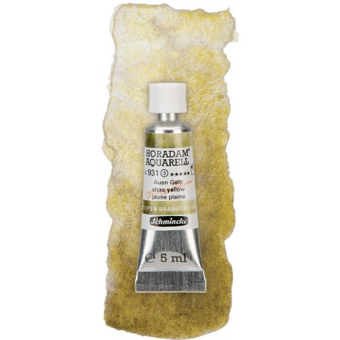 Schmincke Aquarellfarbe Horadam Super Granulation Tube 5 ml, Auen Gelb (931)