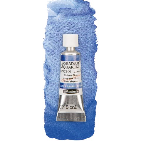 Schmincke Aquarellfarbe Horadam Super Granulation Tube 5 ml, Tiefsee Blau (953)
