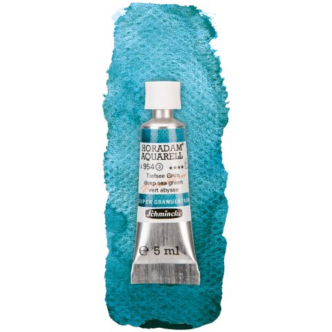 Schmincke Aquarellfarbe Horadam Super Granulation Tube 5 ml, Tiefsee Grün (954)