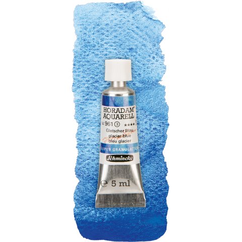 Schmincke Aquarellfarbe Horadam Super Granulation Tube 5 ml, Gletscher Blau (961)