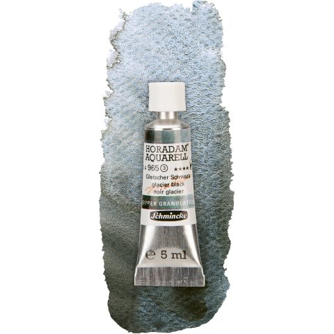 Schmincke Watercolor Horadam Super Granulation Tube 5 ml, glacier black (965)