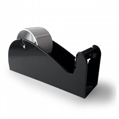 Tischabroller, schwere Standausführung für Rollen bis 50 mm, Stahlrahmen, schwarz