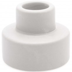Kerzenhalter Porzellan, Ø 5,5 cm, h = 4,5 cm, weiß