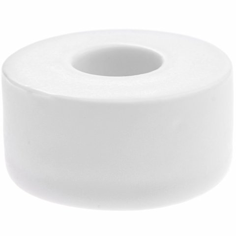 Kerzenhalter Keramik, Ø 6 cm, h = 3 cm, weiß