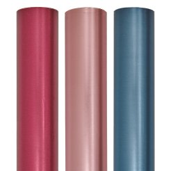 Geschenkpapier Rolle metallic matt