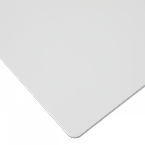 Color sample racks DIN A6 White aluminum, RAL 9006, satin finish