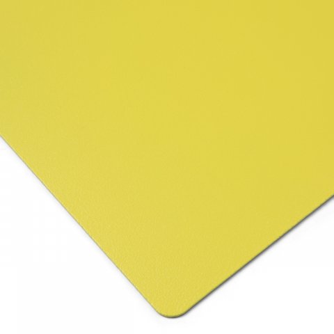 Muestrario de colores DIN A6 Amarillo azufre, RAL 1016, perlado (línea fina)
