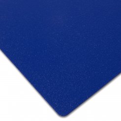 Muestrario de colores DIN A6 Azul ultramar, RAL 5002, perlado (línea fina)