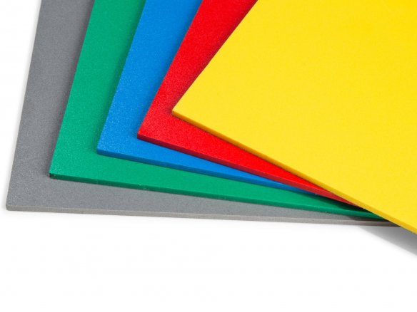 FOREX® Colour PVC-Hartschaumplatte Grün ähnl RAL6024 seidenmatt 3mm Stärke 