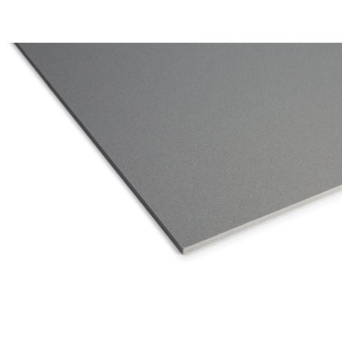 Forex color PVC foam board, coloured (custom cutting available) 3.0 x 250 x 500 mm, grey (RAL 7037)