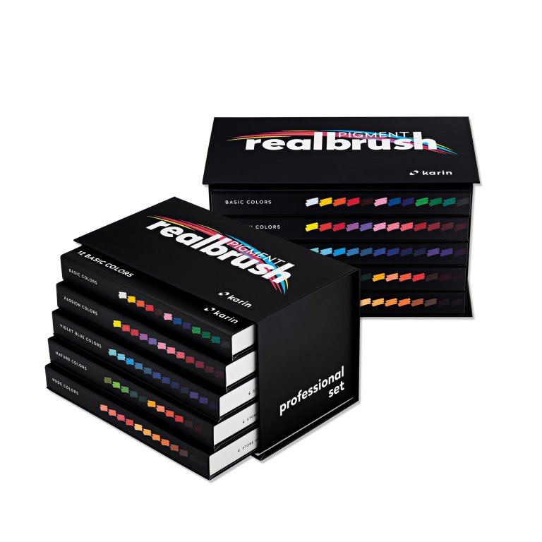 Karin Marker Realbrush Pigment, set of 60
