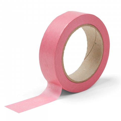 Washi Papierklebeband Masking Tape, Reispapier b = 30 mm, l = 50 m, pink
