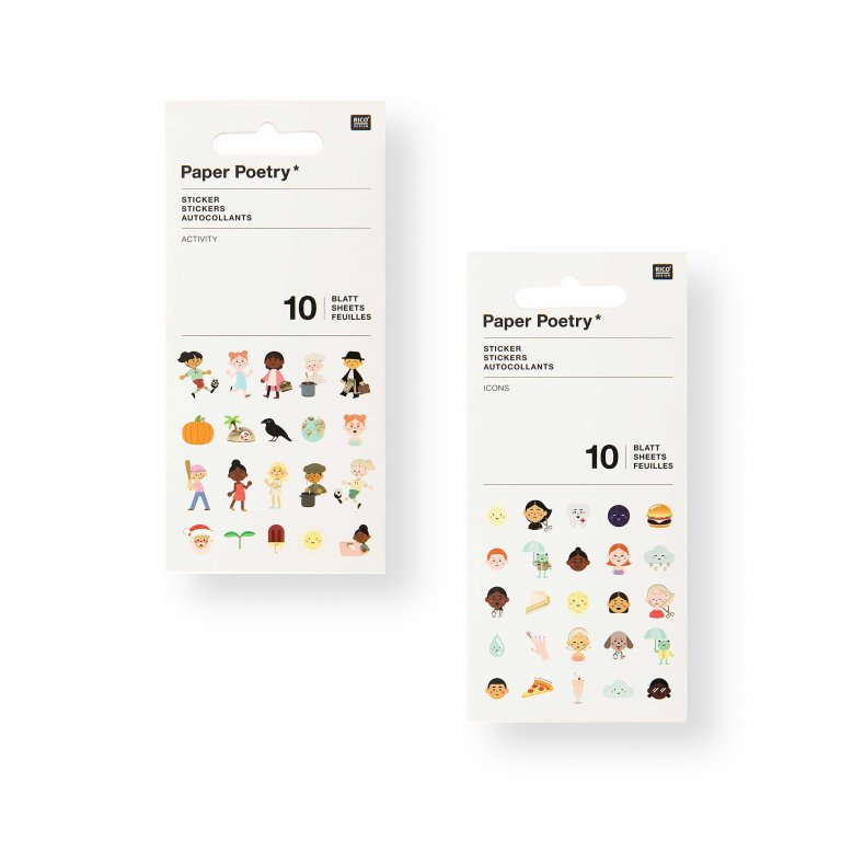 Paper Poetry Stickerbuch