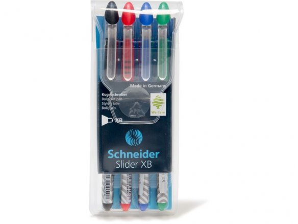 Schneider Kugelschreiber Slider, 4er-Set XB