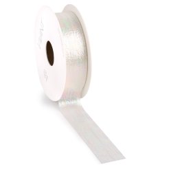 Gift ribbon Sereia iridescent transparent