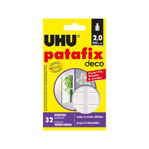 Uhu Patafix homedeco Packung mit 32 Pads, extra stark