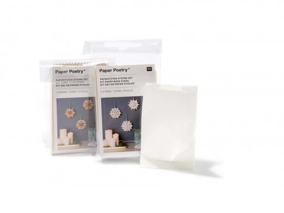 Papiertüten Sterne Set Mini