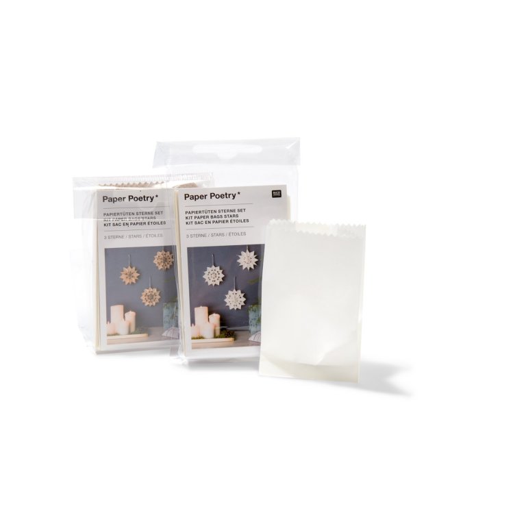 Papiertüten Sterne Set Mini