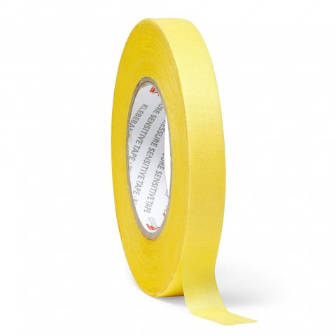 Orafol fabric adhesive tape Oraband 1410N open-pored b = 19 mm, l = 50 m, yellow