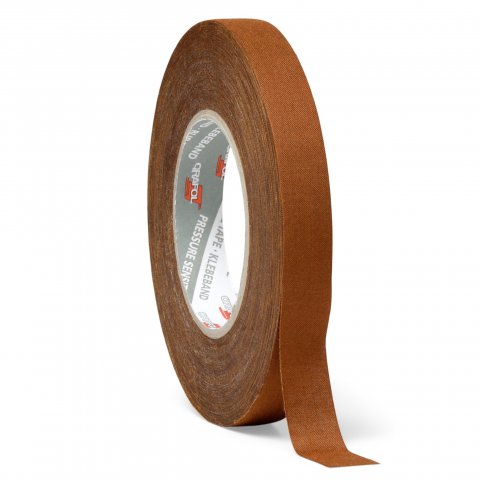 Orafol fabric adhesive tape Oraband 1410N open-pored b = 19 mm, l = 50 m, brown