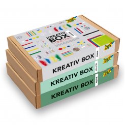 Creative Box with various handicraft materials