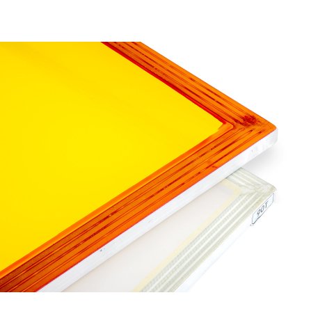 Tela Rotonda Per Pittura 90 Cm - Telaio In Abete Rosso, Tessuto Di Lino 400 G/m², Innescata, Made In Germany, Con Certificato Di Autenticità