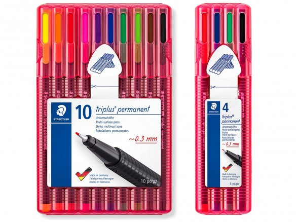 Staedtler Fineliner Triplus Permanent, Set