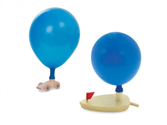 Wooden Balloon car
