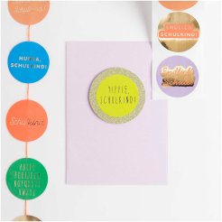 Paquete de adhesivos, rollo, 100 piezas, hotfoil, escolar