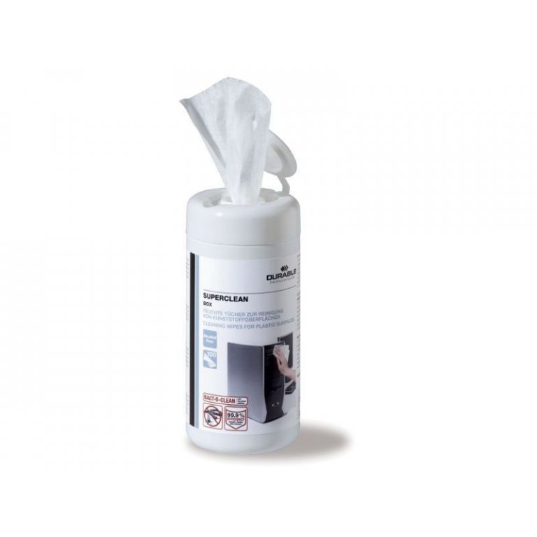 Durable Superclean surface cleaning wipes
