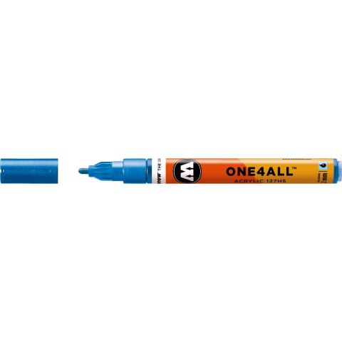 Molotow Acrylmarker One4all 127HS Strichstärke 2 mm, metallic blau (224)