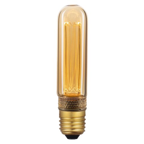 Nordlux LED Leuchtmittel Hill 240 V, 2,3 W, 65 lm, E27, 30 x 126 mm, gold