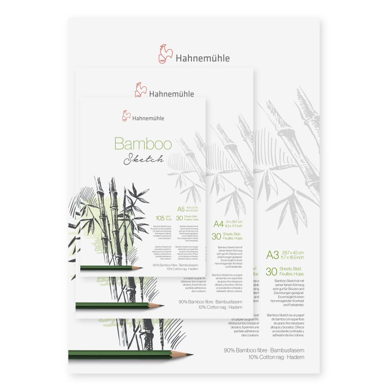 Hahnemühle Skizzenblock, Bamboo 105 g/m²