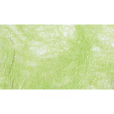 Sisal fibre mat, see-through 135 g/m², 500 x 700 mm, bright green