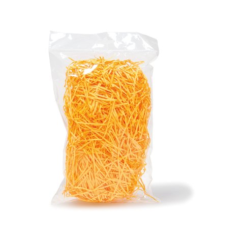 Deko-Papierwolle aus Papier, PE-Beutel 30 g, orange