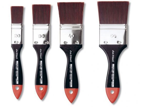 Da Vinci Acrylpinsel Top-Acryl, breit, flach