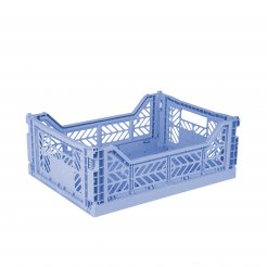 Aykasa folding box, midi 40 x 30 x 14 cm, PP, baby blue