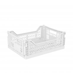 Aykasa folding box, midi 40 x 30 x 14 cm, PP, white