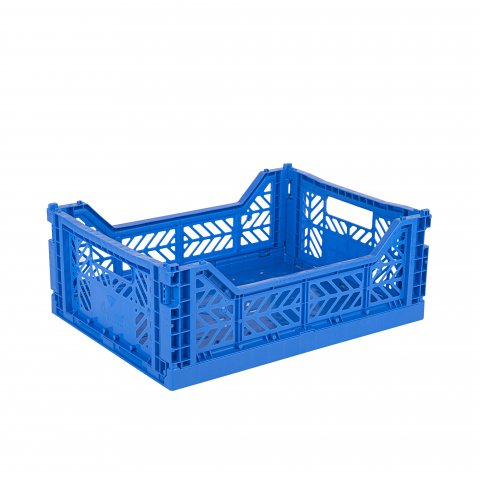 Aykasa folding box, midi 40 x 30 x 14 cm, PP, blue