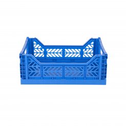 Aykasa folding box, midi 40 x 30 x 14 cm, PP, blue
