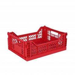 Aykasa folding box, midi 40 x 30 x 14 cm, PP, red