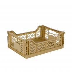 Aykasa folding box, midi 40 x 30 x 14 cm, PP, gold